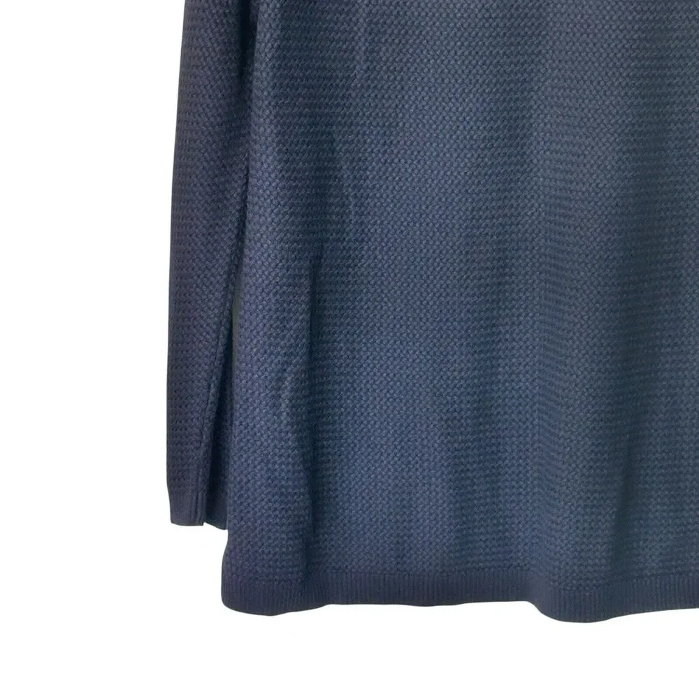 NWT Talbots Sweater Large Basket Weaver Knit Boat  cotton blend